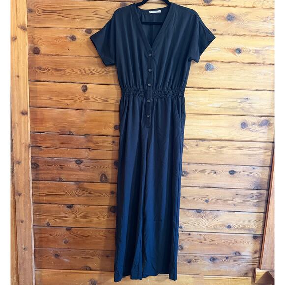 Marine Layer Black Wide leg Jumpsuit Small - Picture 2 of 9